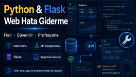Python ve Flask web sitelerindeki hataları gideririm