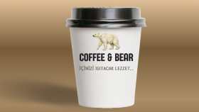COFFEE & BEAR - Marka Kimliği ve Bardak Tasarımı