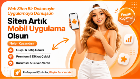 websitenizi modern mobil uygulama haline getirebilirim