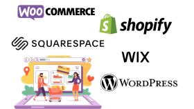 shopify, woo, squarespace, wix, ikas tabanlı site tasarlarım