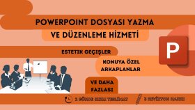 size güzel bir powerpoint sunusu hazırlayabilirim
