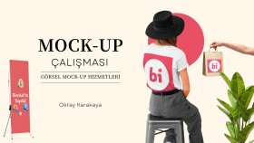 3 boyutlu görsel mockup çalışmanızı yapıyorum