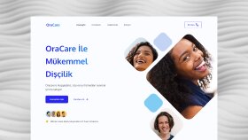 Dişçi website arayüz tasarımı