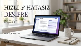 Hızlı Deşifre& Profesyonel Redaksiyon ile Kusursuz Metinler