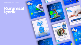 Sosyal medya post, story ve reklam tasarımları