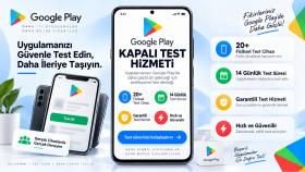 Google Play kapalı testi için 12 test kullanıcısı sağlarım