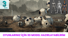 oyunlarınız için 3d model hazırlayabilirim