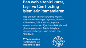 web sitenizi taşır ve tüm hosting işlemlerini tamamlarım