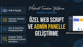 isteğine özel web scripti ve admin paneli kodlarım