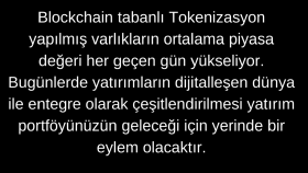 Blockchain tabanlı gayrimenkul yatırımınızı yapıyorum