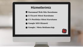 sizlere anahtar teslim profesyonel web sitesi yapabilirim