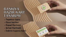 firmalar için veya kişisel kart ve kartvizit hazırlarım
