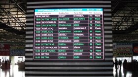 Bursa Terminali Yolcu Bilgilendirme