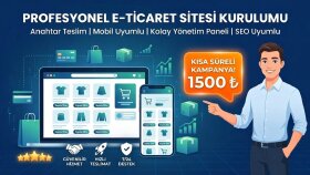 profesyonel e ticaret sitenizi sıfırdan kurarım
