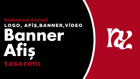 Banner ve afiş tasarlıyorum