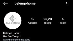 BelengoHome Şirket 20K Takipçi
