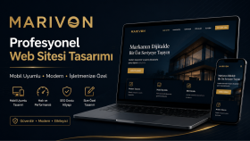 profesyonel ve mobil uyumlu web sitesi tasarlarım