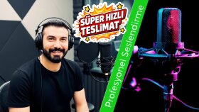 profesyonel seslendirme yapıyorum