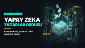 sıfır halüsinasyonla çalışan yapay zeka yazar ordusu kurarım