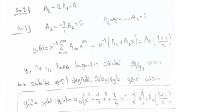 Mühendislik Problem Çözümlerinden Örnek Sayfa