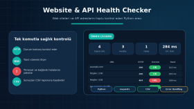 Website ve API Sağlık Kontrol Aracı