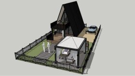 Bungalov Projesi 3D Model