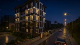 Toplu Konut Projesi Dış Cephe Render