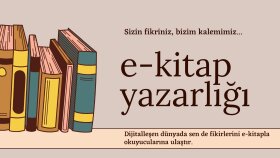 istediğiniz konuda e-kitap hazırlarım