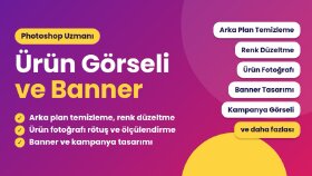 e-ticaret siteniz için ürün görsel/banner tasarlıyorum