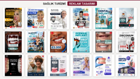 sağlık turizmi için uluslararası reklam tasarlarım
