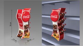 CocaCola reyon önü stand
