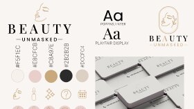 Beauty Unmasked Instagram Sayfası İçin Kurumsal Kimlik