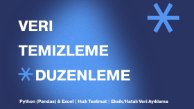 Python ve Excel ile verilerinizi temizler ve düzenlerim