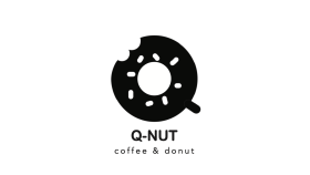 Donat ve Kahve konseptli kafe logo ve isim çalışması 