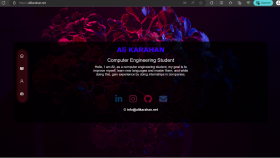 Portfolio Kişisel Web Sitesi