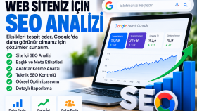 web sitenizin SEO analizini yapar ve hataları bulurum