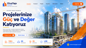 Viva Yapı – İnşaat Firması Web Tasarımı