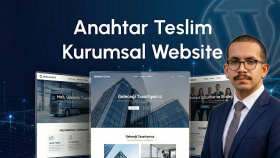 sizlere profesyonel anahtar teslim web sitesi hazırlarım