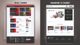Blog, Haber, E-Ticaret  web site kodlarım.