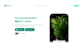 Plant AI App Landing