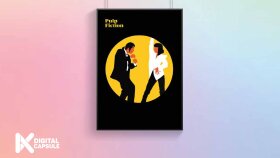 Poster Tasarımı Proje Örneği - Pulp Fiction