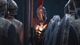 Assassin's Creed Odyssey Leonidas ve 300 askeri.