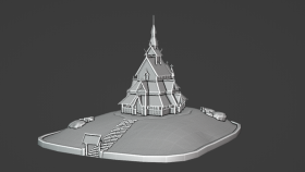 mimari low-poly çalışmalar yaparım