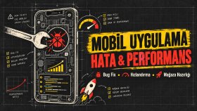 mobil uygulama hatalarını düzeltir ve hızlandırırım