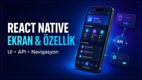 React Native uygulamanıza bir ekran veya özellik eklerim