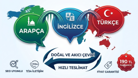 Arapça İngilizce ve Türkçe dillerinde hatasız çeviri yaparım