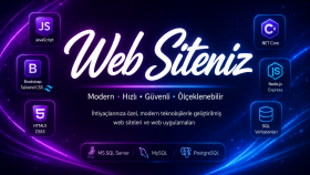 ihtiyacınıza özel modern ve şık web sitesi yapabilirim