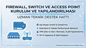 network altyapınızı profesyonel şekilde kurabilirim