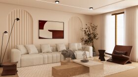 Japandi living room