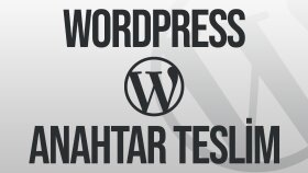 anahtar teslim Wordpress siteleri yaparım